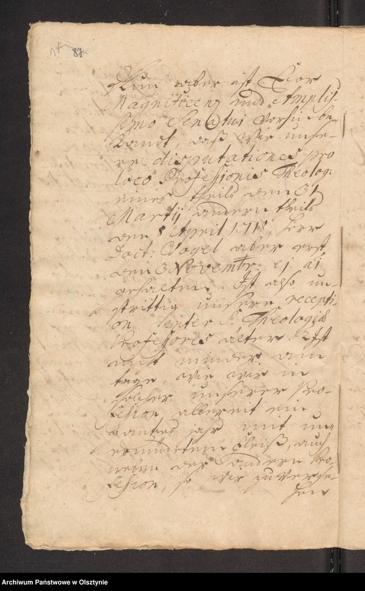 image.from.unit.number "In S. [Sachen] David Vogel mit D.[Doctor] [Johann] Behm und D [Doctor] . [Christoph] Langhansen wegen des Loci Professionis [załącznik]"