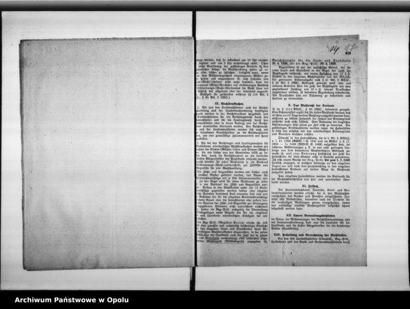 Obraz 18 z jednostki "Reichstags - und Landtags - Wahl 20 Mai 1928"