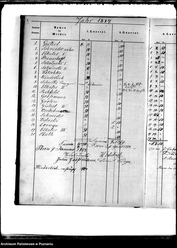 Obraz 13 z jednostki "Kassenbuch der Innung des Böttchergewerks."