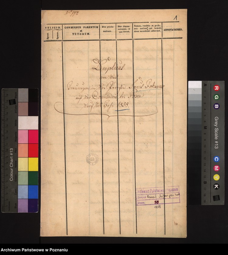 Obraz 2 z jednostki "Księga małżeństw"