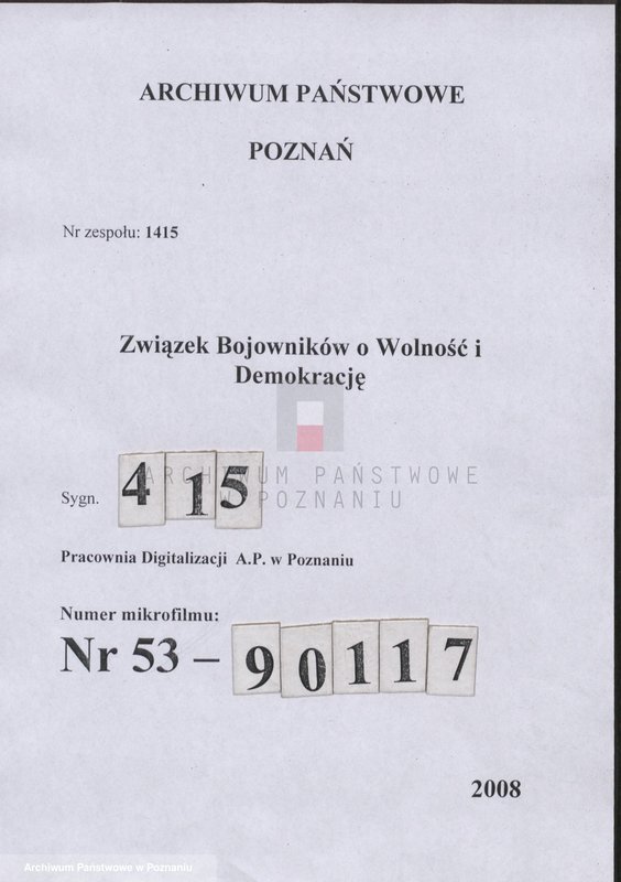 Obraz 1 z jednostki "Życiorysy powstańców wielkopolskich: G - tom Vl /Grzegorczyk Franciszek - Gwardzik Józef/."