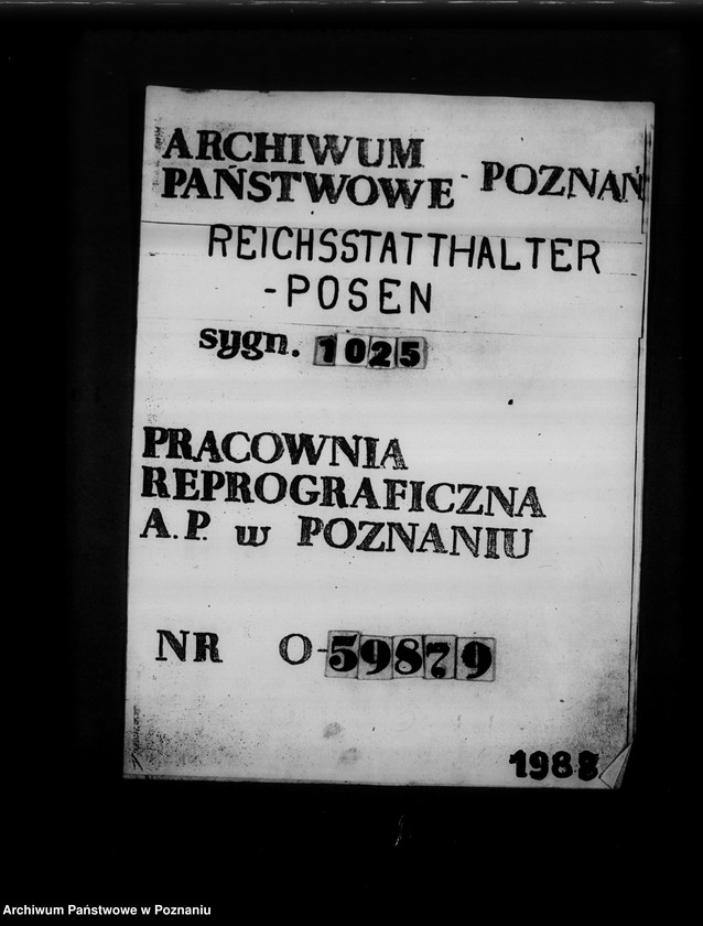 Obraz 1 z jednostki "Personalakten der Angestellten im Reichsarchiv - Posen, Hildegard Neumann"