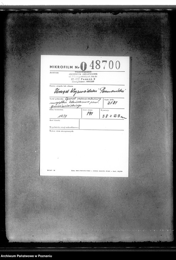 Obraz 2 z jednostki "Operat szacunkowy majątku Zdziechowo powiat gnieźnieński"