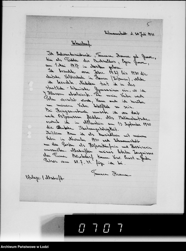 Obraz 10 z jednostki "[Akta personalne pracowników] Lit.K"