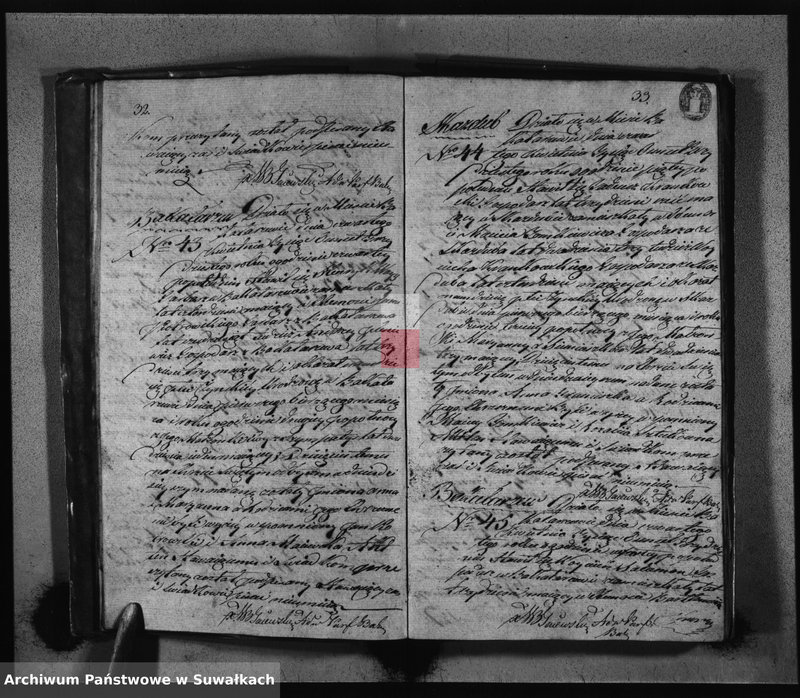 image.from.unit.number "Księga Dublikat Urzędnika Stanu Cywilnego Gminy Bakałarzewskiey pozapisywanych Urodzonych w Parafij tutejszej Umarłych i Zaślubionych Roku 1830"