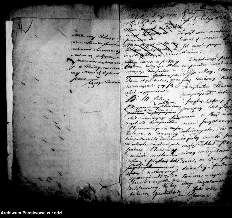 Obraz 7 z jednostki "Akta tyczące się wyprowadzania się fabrykantów"