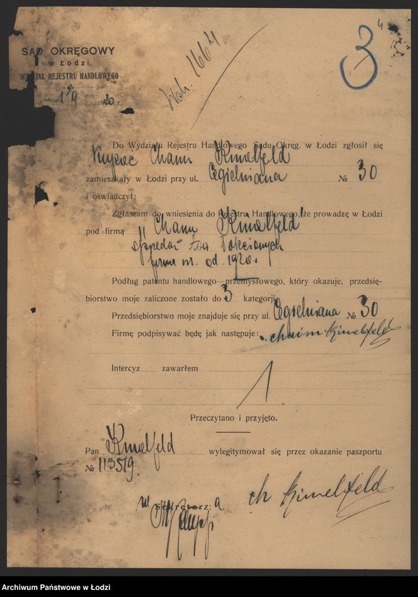 Obraz 6 z jednostki "„Cham Kimelfeld” – sprzedaż towarów łokciowych"