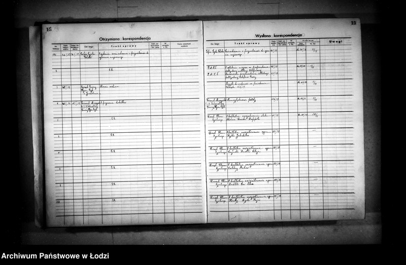 Obraz 18 z jednostki "Dziennik ogólnej korespondencji [przychodzącej i wychodzącej]"