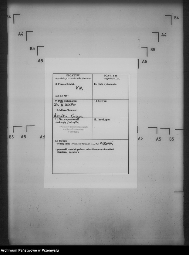 Obraz 3 z jednostki "[Kopie ksiąg metrykalnych parafii Żabcze Murowane z filią Bezejów (dekanat Bełz)]"