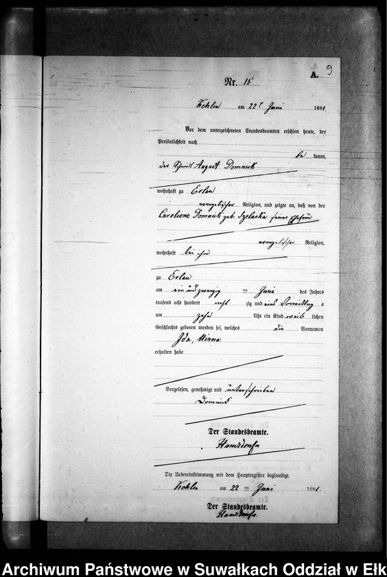 image.from.unit.number "Geburts-Neben-Register des Preussischen Standes-Amtes Kehlen Kreis Angerburg"