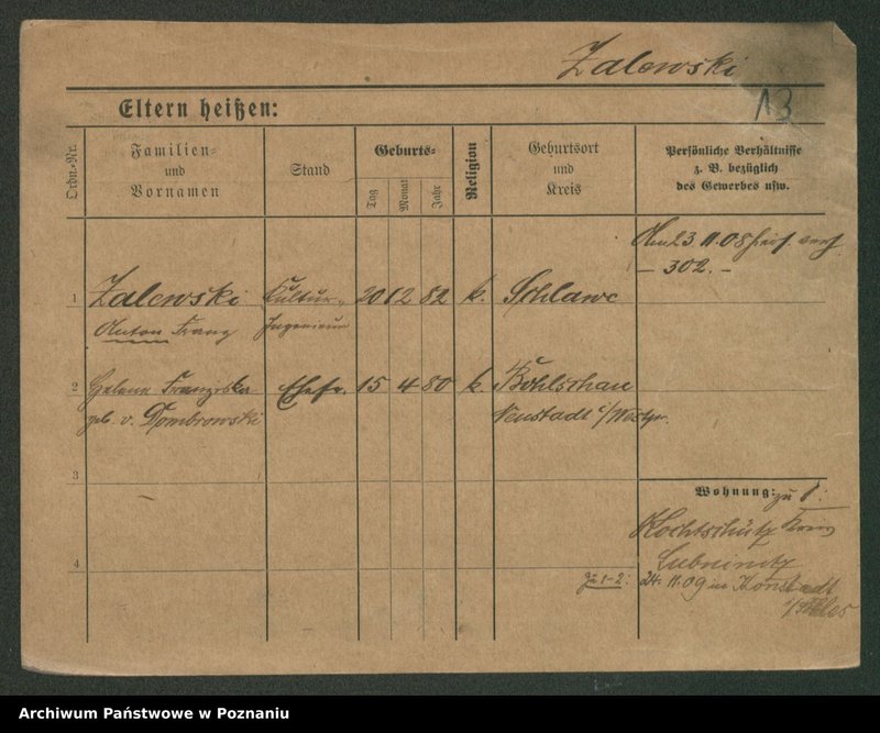 Obraz 15 z jednostki "Zalewski - Zamkowski"