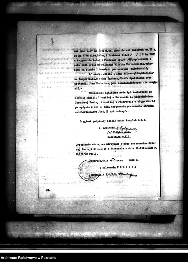 image.from.unit.number "Regulacja hipoteczna scalonych gruntów we wsi Pawłówek powiatu kaliskiego"