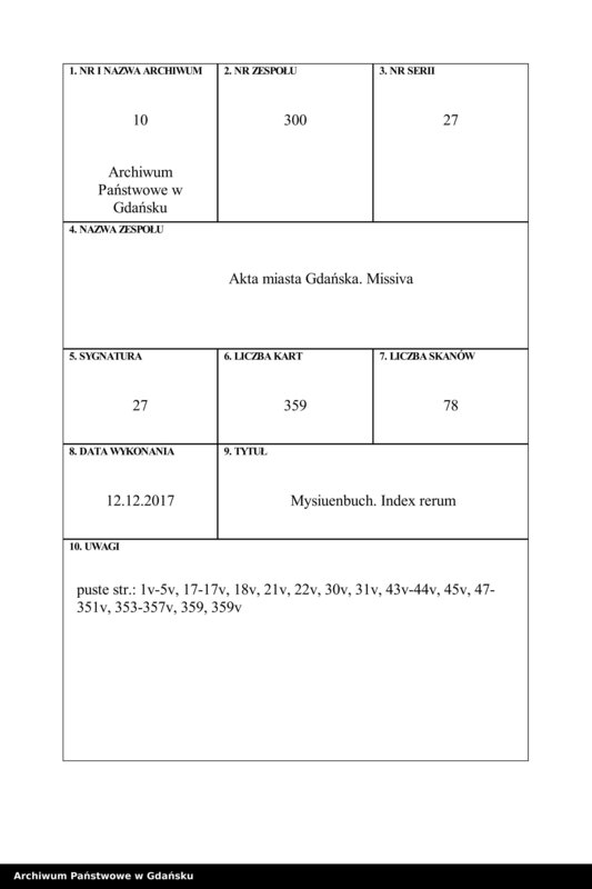 image.from.unit.number "Mysiuenbuch. Index rerum [Liber missivarum]"