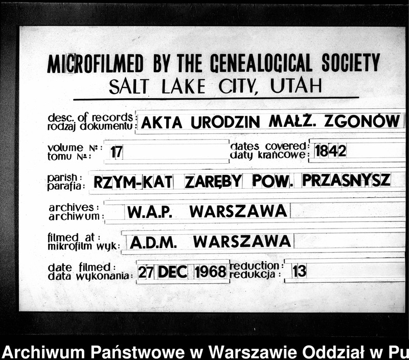 image.from.unit.number "Akta urodzeń, małżeństw i zgonów"