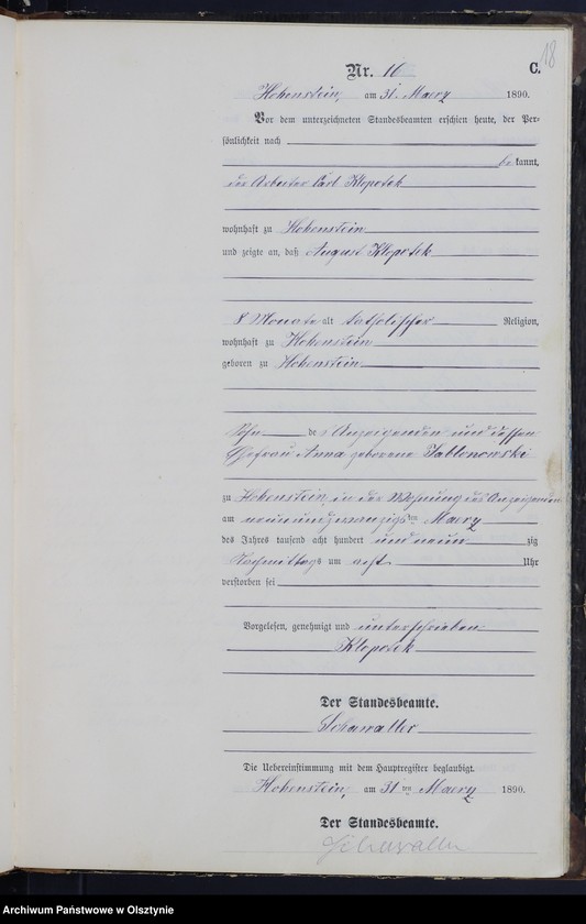 image.from.unit.number "Sterbe-Neben-Register Nr 1 - 86"