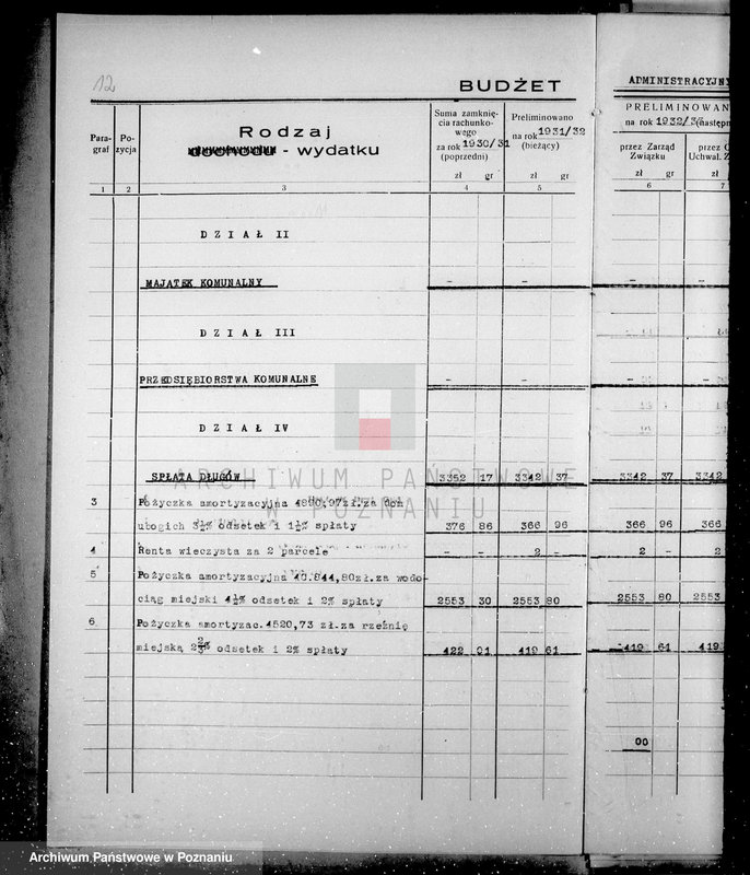 Obraz 16 z jednostki "Budżety i sprawy rachunkowe miasta Kcyni"