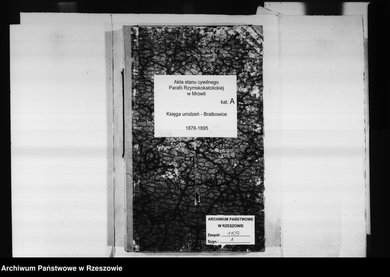 Obraz z jednostki "Księga urodzeń - Bratkowice"