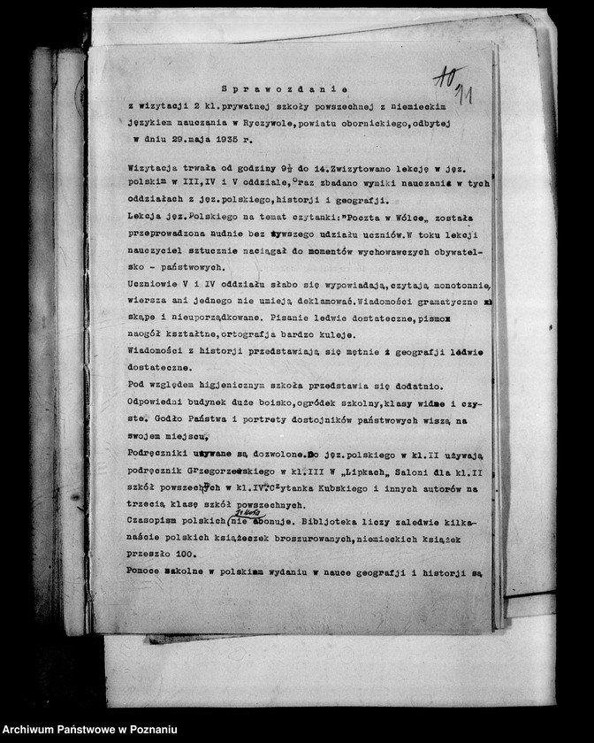 Obraz 14 z jednostki "Prywatna Szkoła Powszechna z niemieckim językiem nauczania Ryczywół powiat Oborniki"