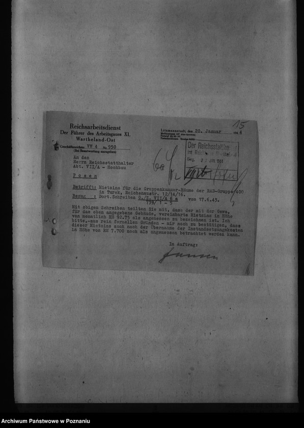 Obraz 19 z jednostki "Gruppenstabsgebäude des Reichsarbeitsdienstes"