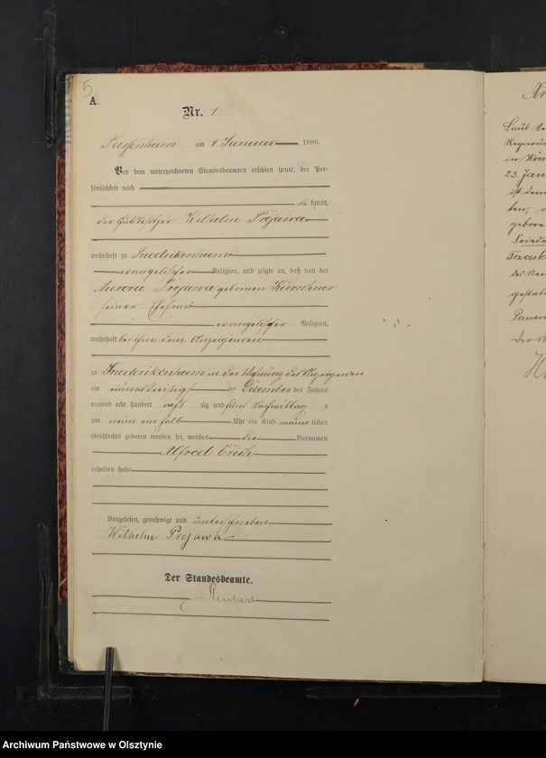 image.from.unit.number "Geburts-Haupt-Register Nr 1 - 257"