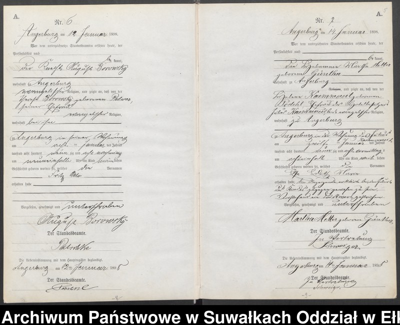 image.from.unit.number "Geburts-Neben-Register des Preussischen Standes-Amtes Angerburg Kreis Angerburg"