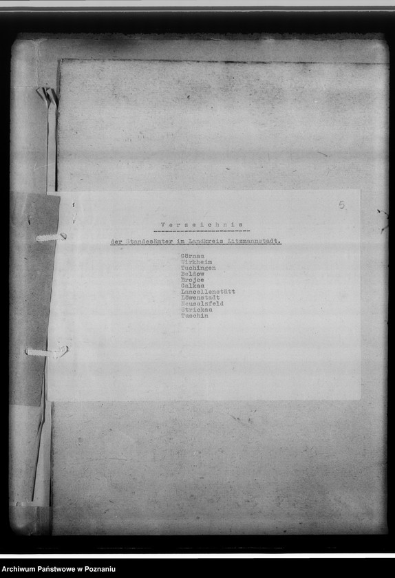 Obraz 9 z jednostki "[Zorganizowanie Powiatowego Urzędu do Spraw Genealogicznych w Łodzi]"