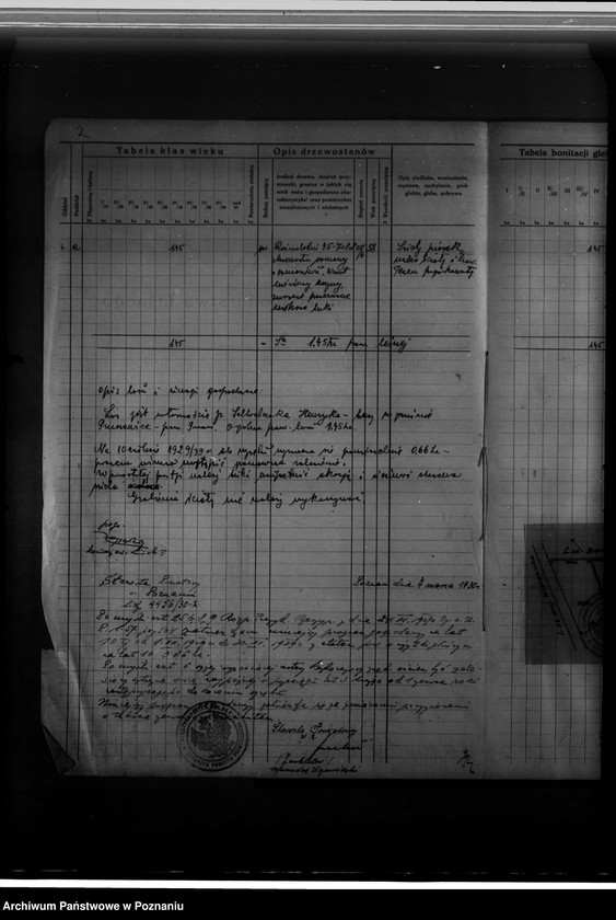 Obraz 6 z jednostki "Program urządzenia gospodarstwa leśnego dla lasu w gminie Pruszewice dla lasu H. Schlachczaka 1929-1939"