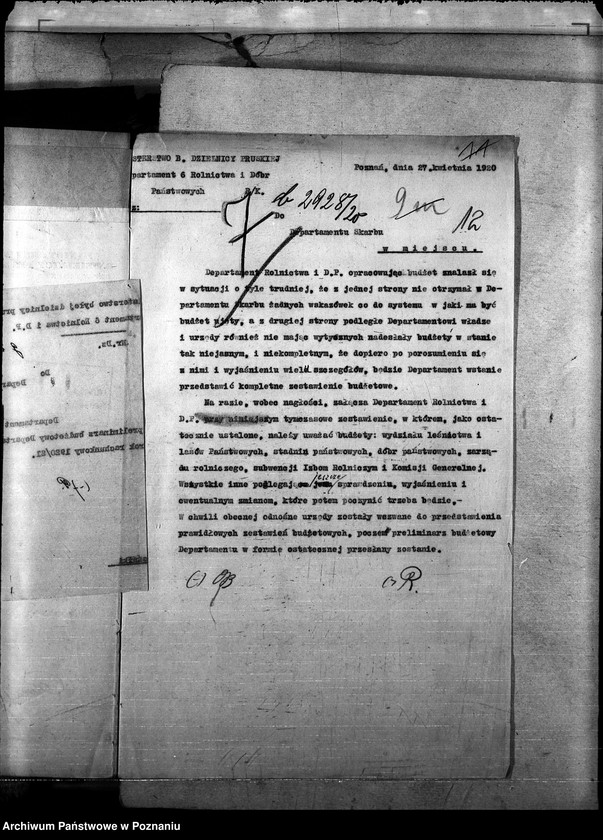 Obraz 16 z jednostki "Budżet - korespondencje"