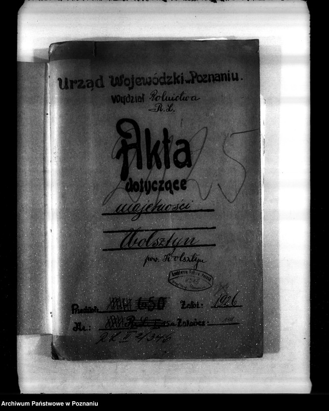 Obraz 4 z jednostki "Majętność leśna Wolsztyn powiat Wolsztyn"