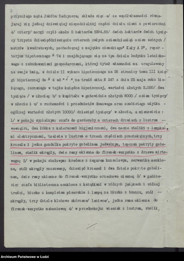 Obraz 9 z jednostki "Jakub Radzyner – sprzedaż przędzy lnianej i bawełnianej"