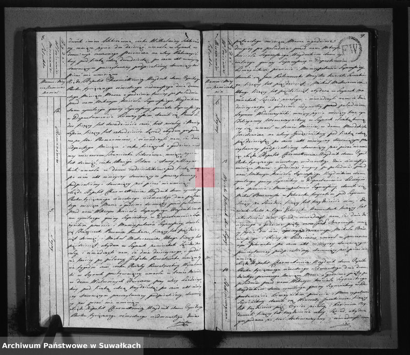 image.from.unit.number "Akta zeszłych stanu cywilnego gminy seyneńskiey od 1-go stycznia 1817 roku."