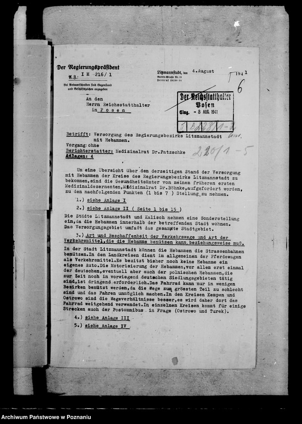 Obraz 10 z jednostki "Gesundheitliche Betreuung der Zivilbevölkerung"