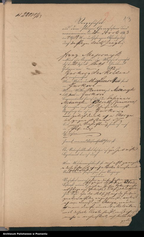 Obraz 17 z jednostki "A. betr. die Zuzüge zu den Insurgenten von Preussen nach Polen"