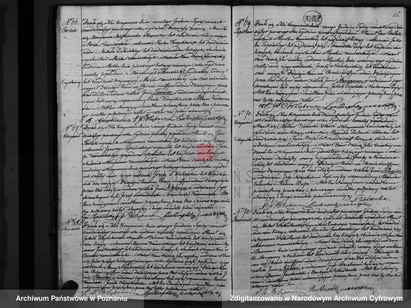 Obraz 18 z jednostki "Duplikat aktów urodzeń, małżeństw i zgonów"