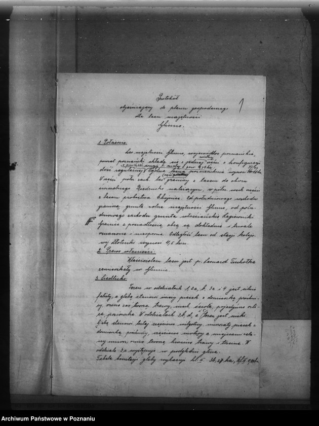 Obraz 4 z jednostki "Program urządzenia gospodarstwa leśnego dla lasu majętności Glinno powiat poznański 1928-1938"