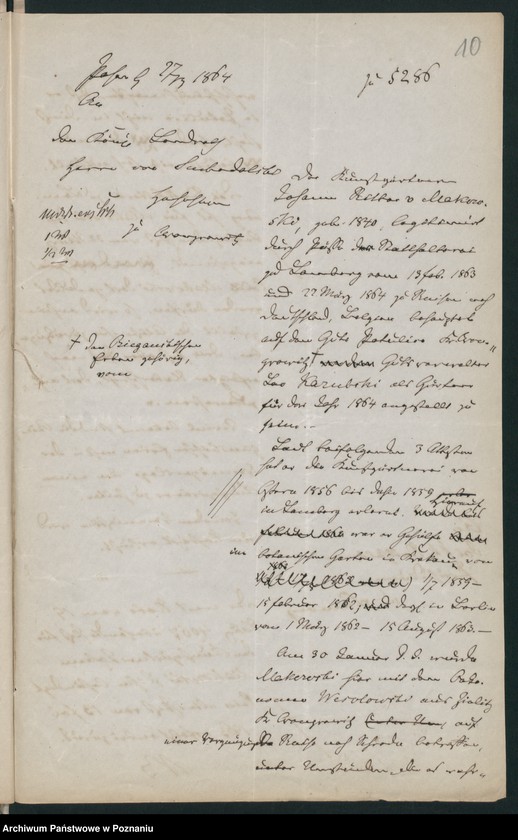 Obraz 14 z jednostki "A. betr. Johann von Małkowski und Fürst Stanislaus Dowmund Matusiewicz aus Wien"