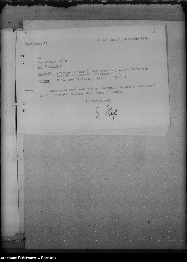 Obraz 10 z jednostki "Dienstaltersliste der Beamten des höheren Dienstes"