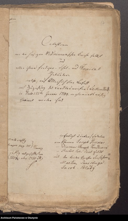 image.from.unit.number "Beiträge wegen der Land Feuer Societäts Beiträge von der Kirchen Gebäuden Widminnen"