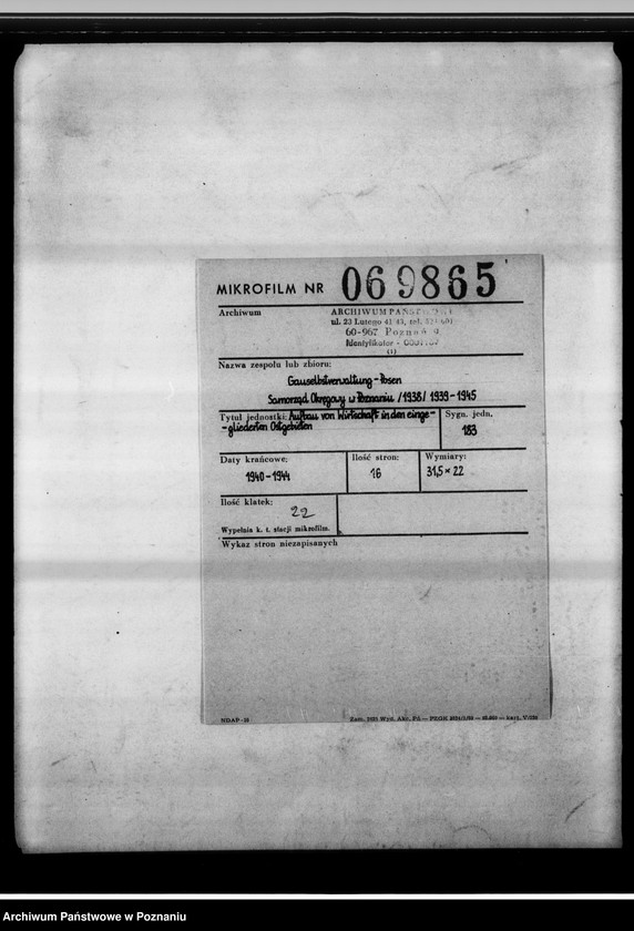 Obraz 2 z jednostki "Aufbau von Wirtschaft in den eingegliederten Ostgebieten."