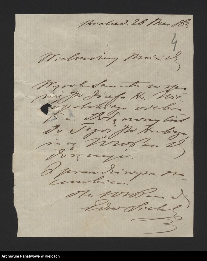 image.from.unit.number "Akta Edwarda Grabowskiego obrońcy przy Radzie Stanu Królestwa /Korespondencja w sprawach prawno- majątkowych/"