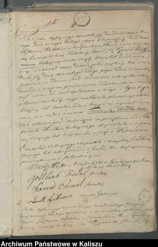 image.from.unit.number "Książka akt urodzenia, małżeństw i zejścia"