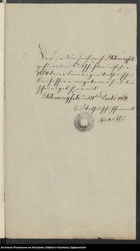 image.from.unit.number "Amtsgericht Schweidnitz Duplicate der Kirchenbücher zu Schwengfeld"