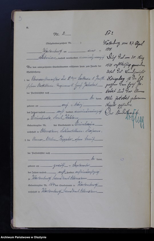 image.from.unit.number "Heirats-Haupt-Register Nr 1 - 22"