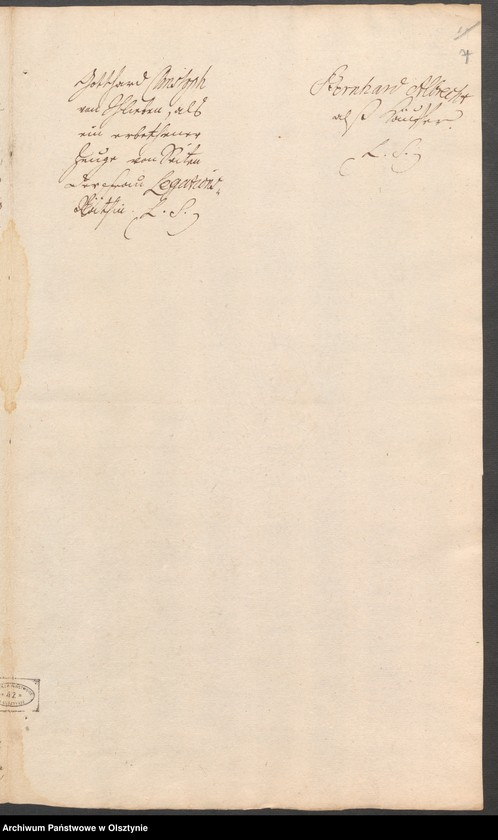 image.from.unit.number "Wisdehnen, H.[Haupt] A. [Amt] Brandenburg [Pokarmin]. Acta die Confirmaion des Kaufkontrakts zwischen dem Hof=und Legationsrath Andreas Ernst v. [von] Schlieben und dem Könighöfischen Stadtrath Bernh. [ Bernhard] Albrecht"