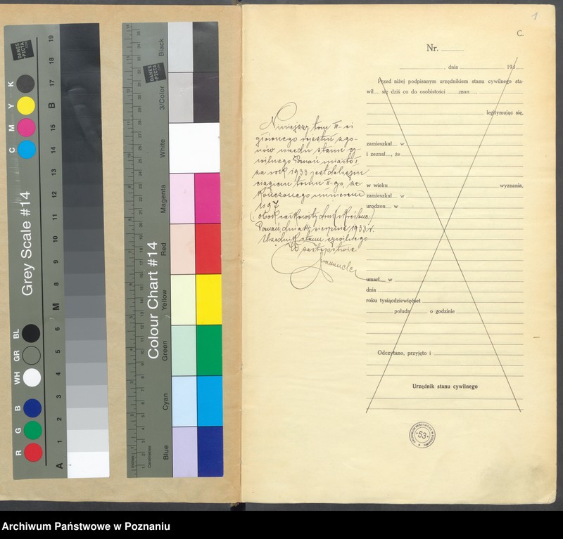 Obraz 3 z jednostki "Księga miejscowa zgonów tom III [Rejestr główny zgonów]"