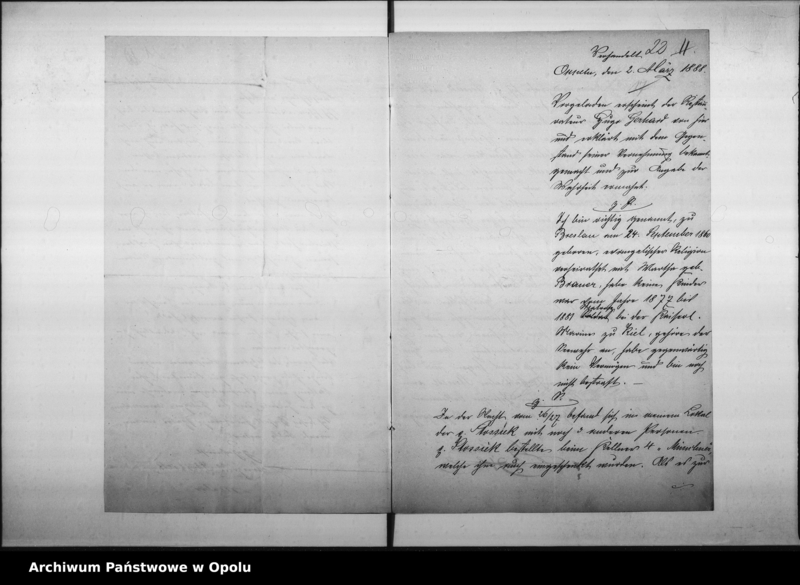 Obraz 19 z jednostki "Acta des Magistrats zu Oppeln betreffend die Schankwirtschaft im Kutschbach