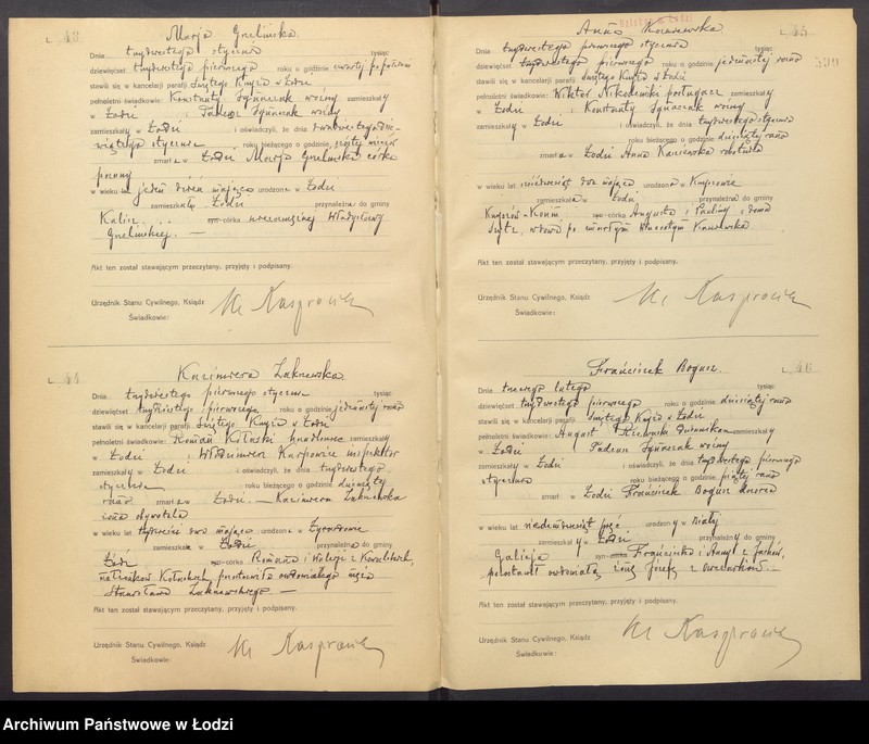 Obraz 14 z jednostki "Akta zgonów"