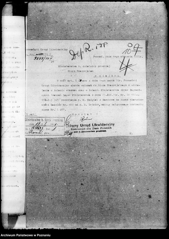 Obraz 14 z jednostki "Sprawy agrarnej reformy - Główny Urząd Likwidacyjny w Poznaniu"