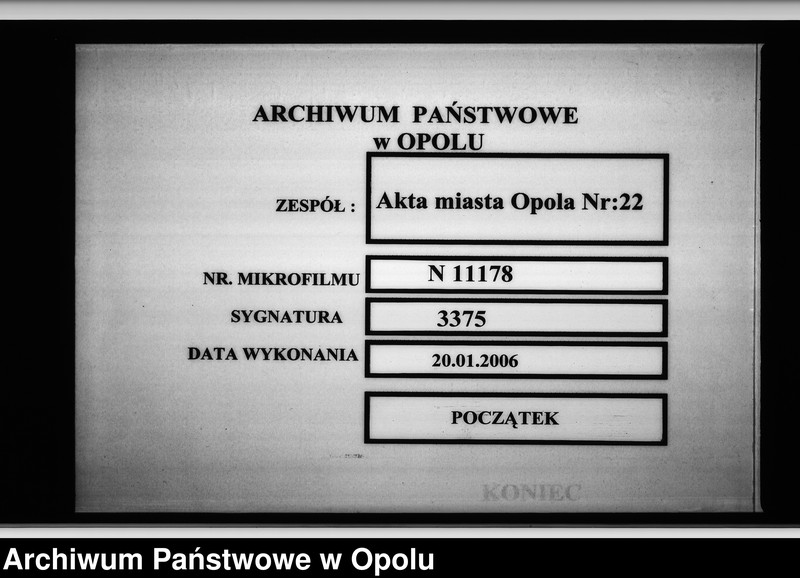 Obraz 1 z jednostki "Acta des Magistrats zu Oppeln von Flachs Anbau und der darüber zu erstattende jährlichen Eingaben"
