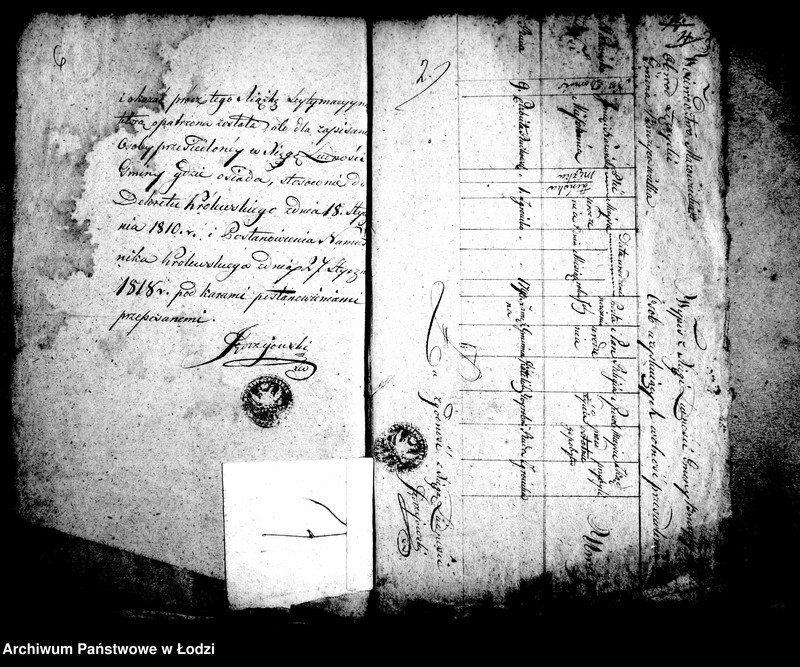 Obraz 10 z jednostki "Akta tyczące się świadectw przesiedleń"